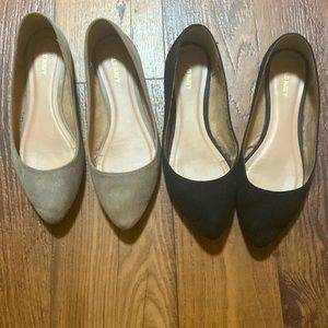 Old Navy flats size 8 Tan and Black